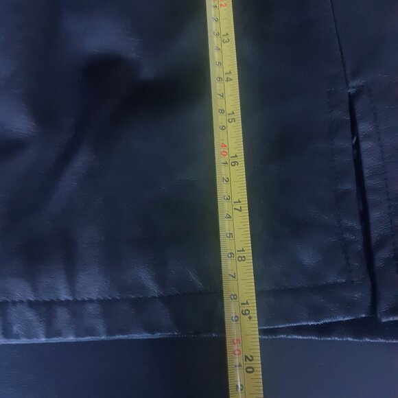 Sequence SZ 10 Black Leather Women's Fully Lined Skirt - Picture 9 of 11